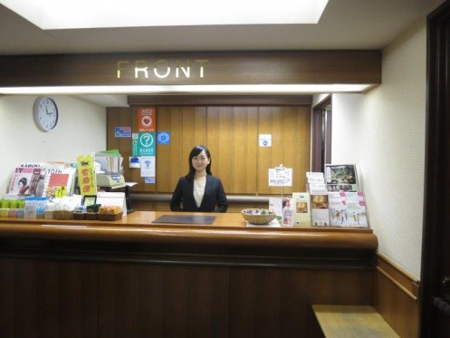 Reception desk of HOTEL NEW SHOHEI