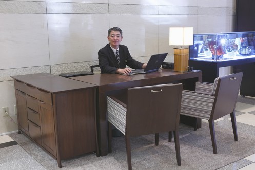 Reception desk of DAI-ICHI HOTEL RYOGOKU・Computer_3