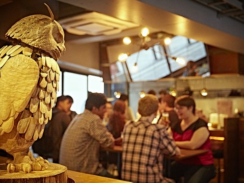 WISE OWL HOSTELS SHIBUYA咖啡館/酒吧・電腦_4