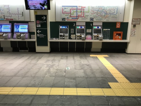Exterior view of Toei Oedo Line Kokuritsukyogijo Station・ComputerZoom