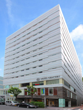 Exterior view of Hotel Gracery Ginza Information Desk・Computer_1