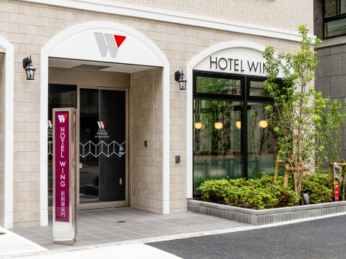 Exterior view of Hotel Wing International Shimbashi Onarimon
